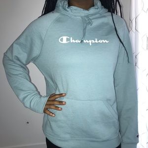 BRAND NEW TURQUOISE AUTHENTIC CHAMPION HOODIE